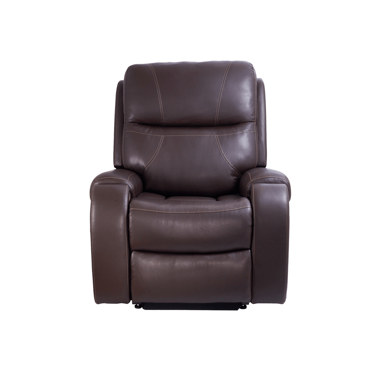 Bethal Power Headrest and Lumbar Fabric Wellness Recliner, Chocolate