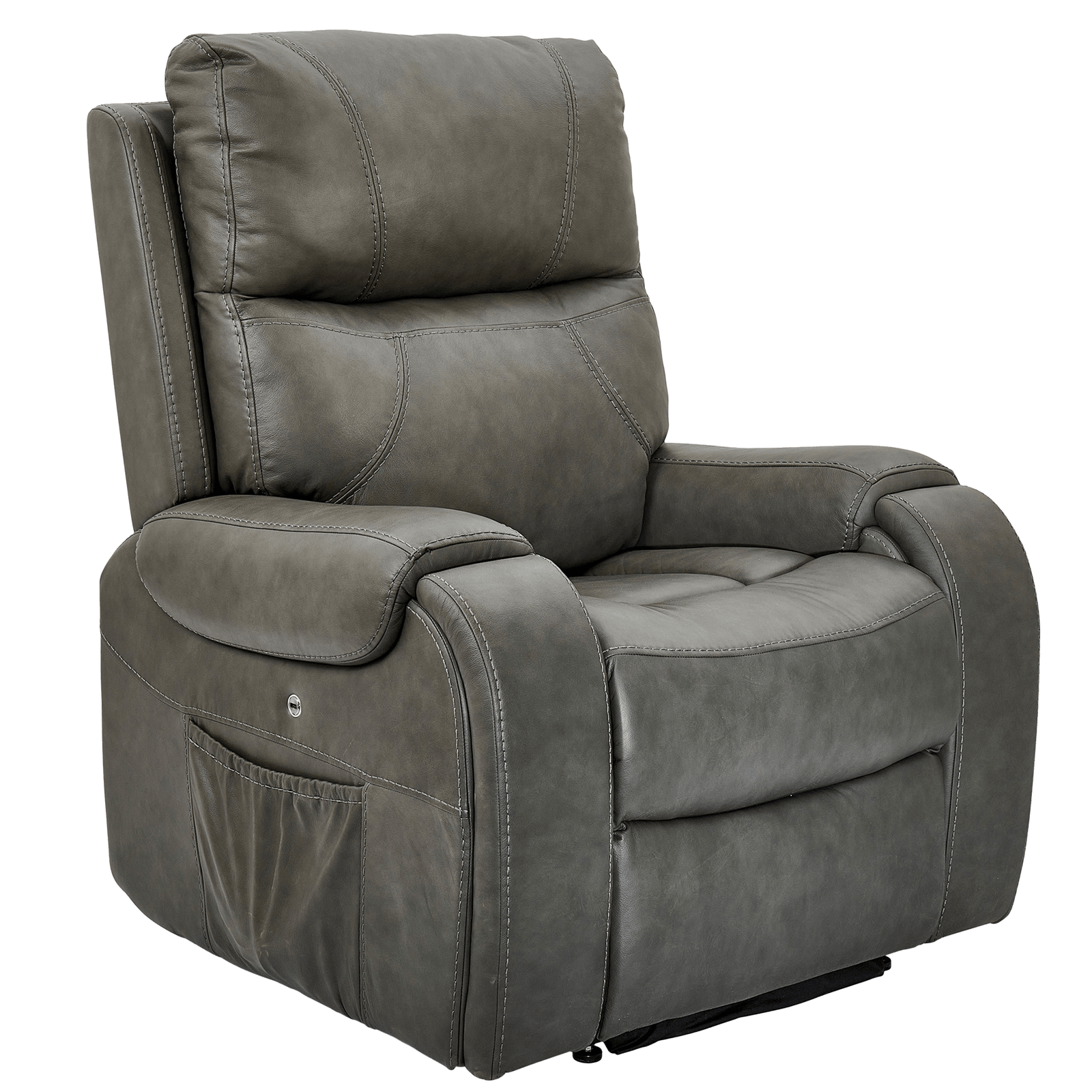Bethal Power Headrest and Lumbar Wellness Recliner, Leather