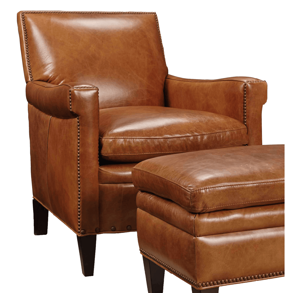 Blaise 31&quot; Wide Side Chair, Leather - Coja