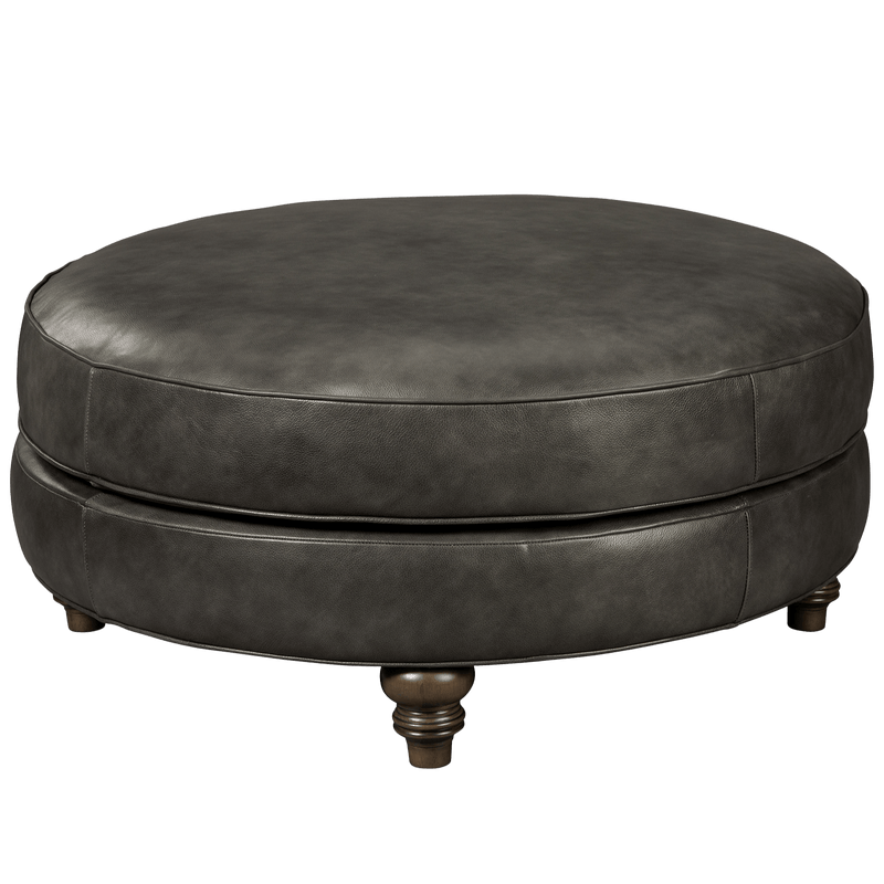 Blakke Genuine Leather Cocktail Ottoman - Made in U.S.A. - Coja