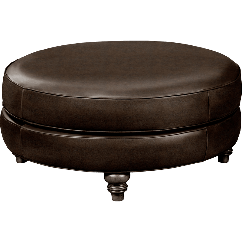 Blakke Genuine Leather Cocktail Ottoman - Made in U.S.A. - Coja