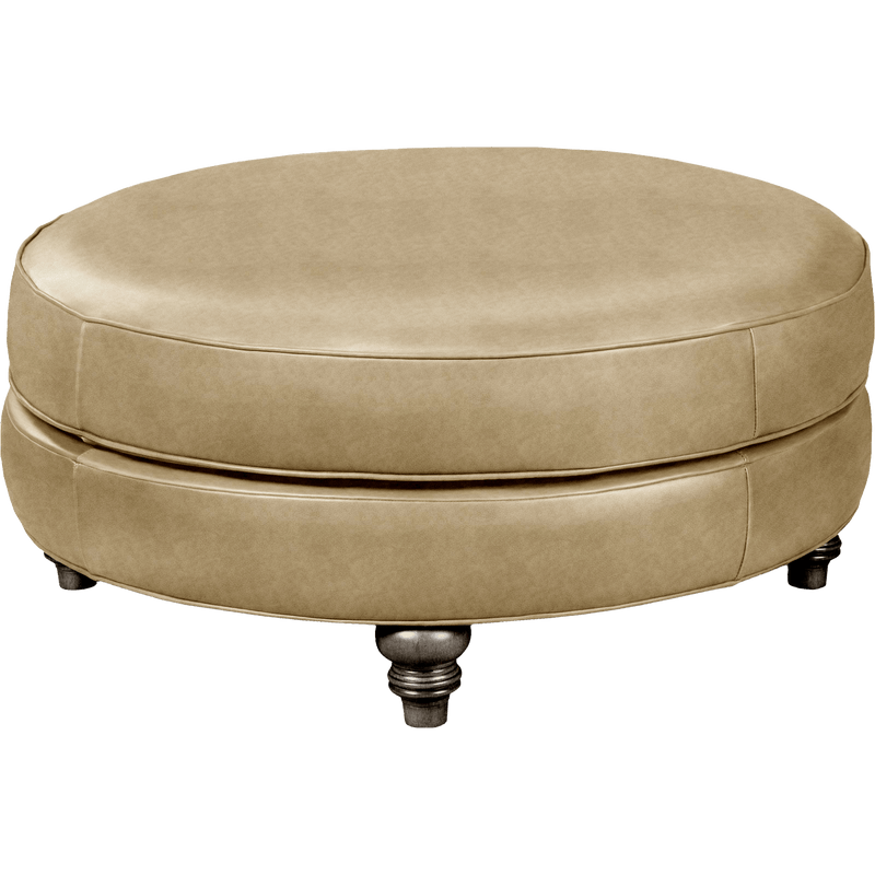 Blakke Genuine Leather Cocktail Ottoman - Made in U.S.A. - Coja