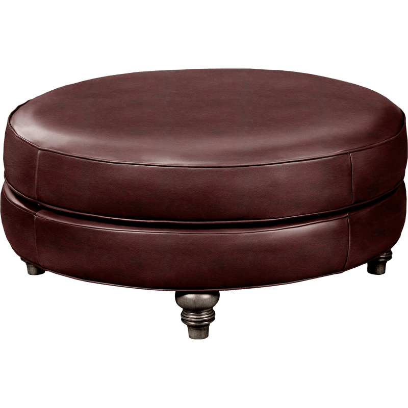 Blakke Genuine Leather Cocktail Ottoman - Made in U.S.A. - Coja