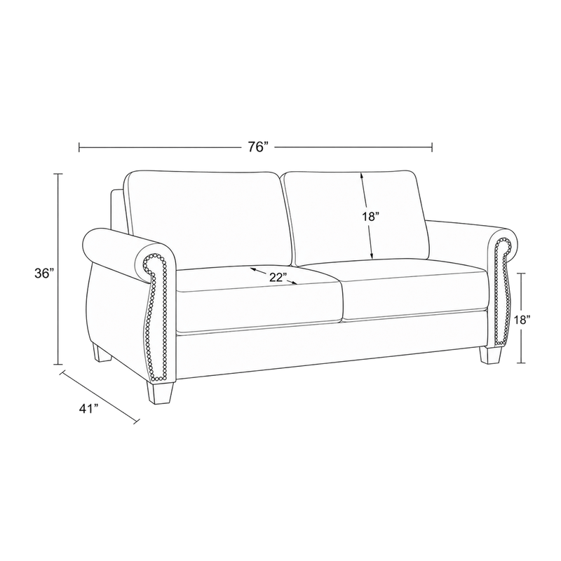 Bodrum Queen Sleeper Sofa | Premium Comfort & Easy-Open Design - Coja