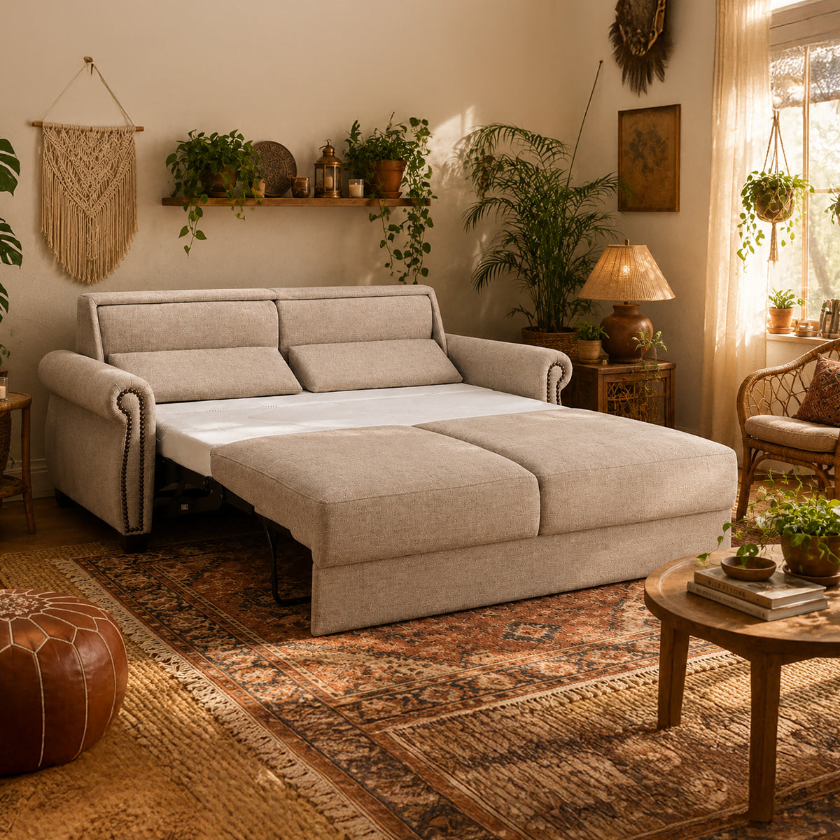 Bodrum Queen Sleeper Sofa | Premium Comfort & Easy-Open Design - Coja