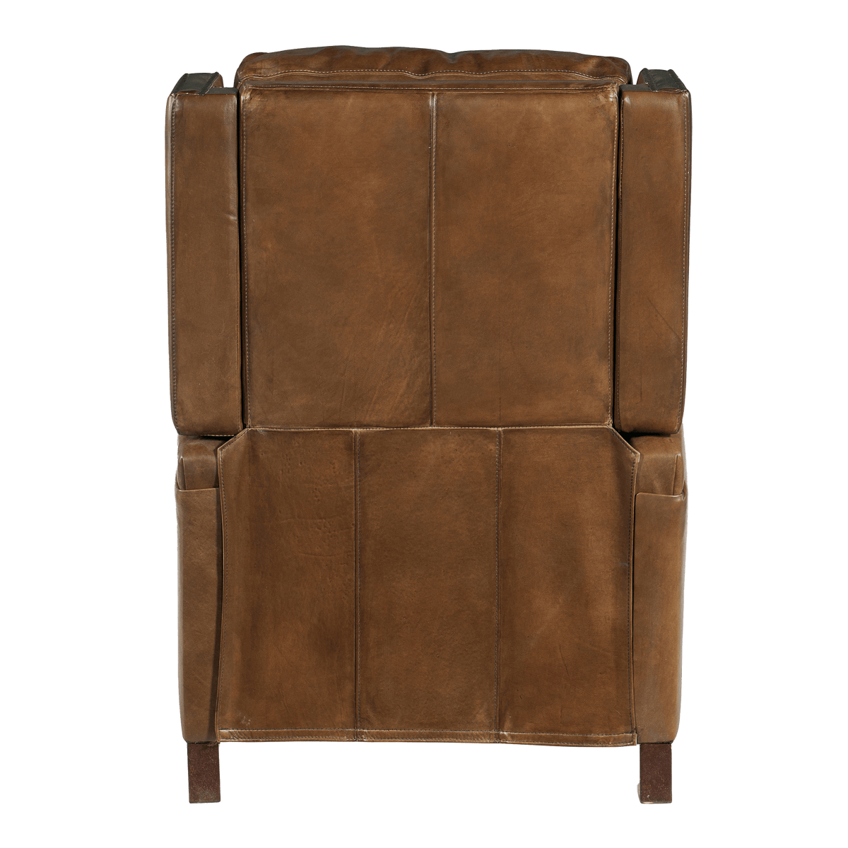 Caezar Manual Push Back Recliner, Leather - Coja