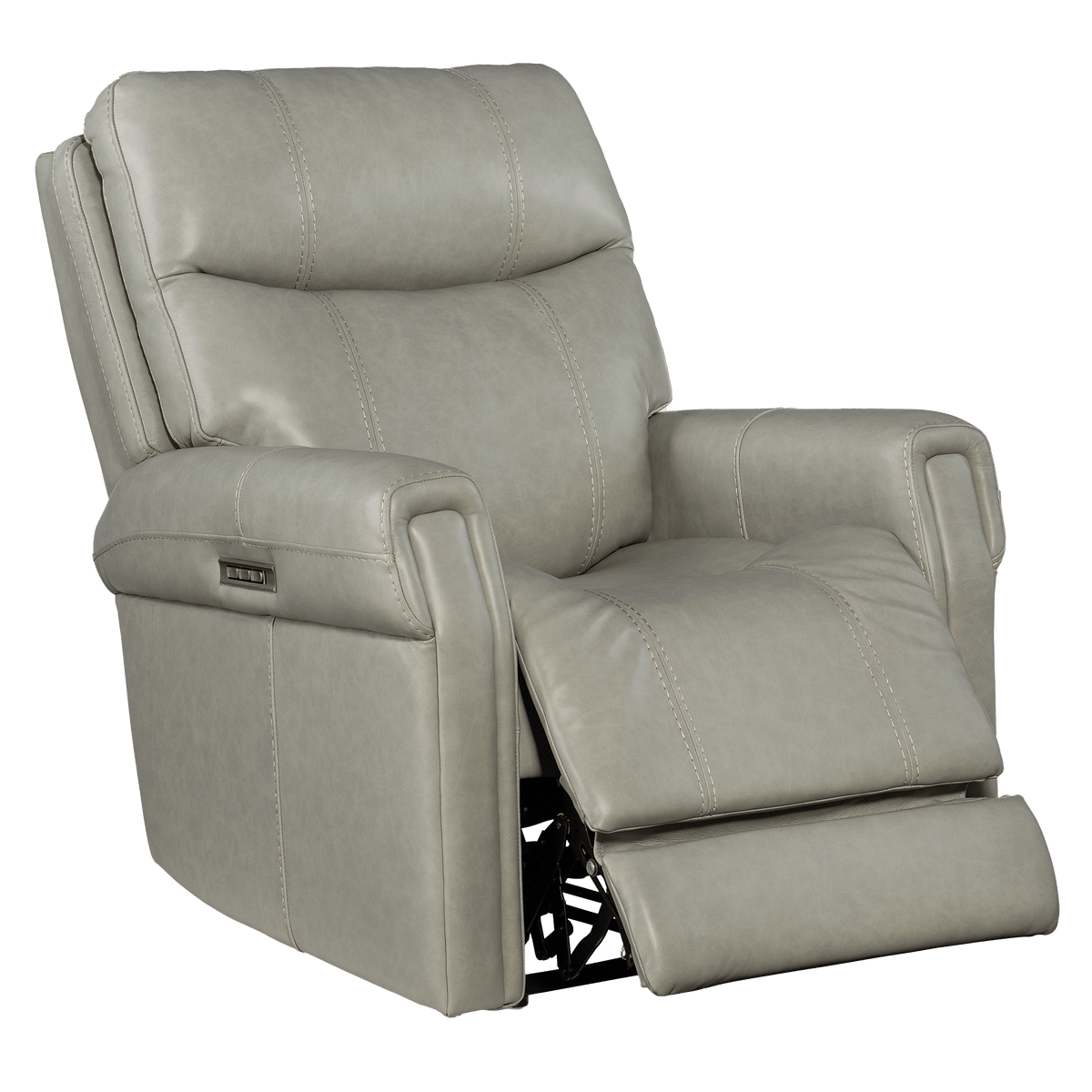 Callysta Power Recliner with Articulating Headrest and Lumbar Support, Leather - Coja