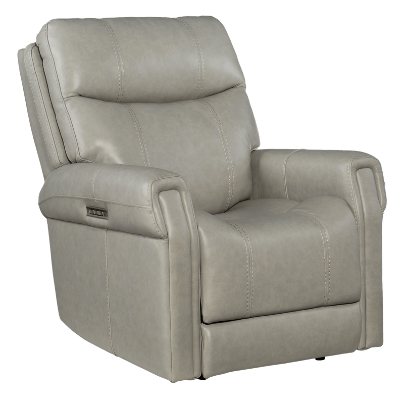 Callysta Power Recliner with Articulating Headrest and Lumbar Support, Leather - Coja