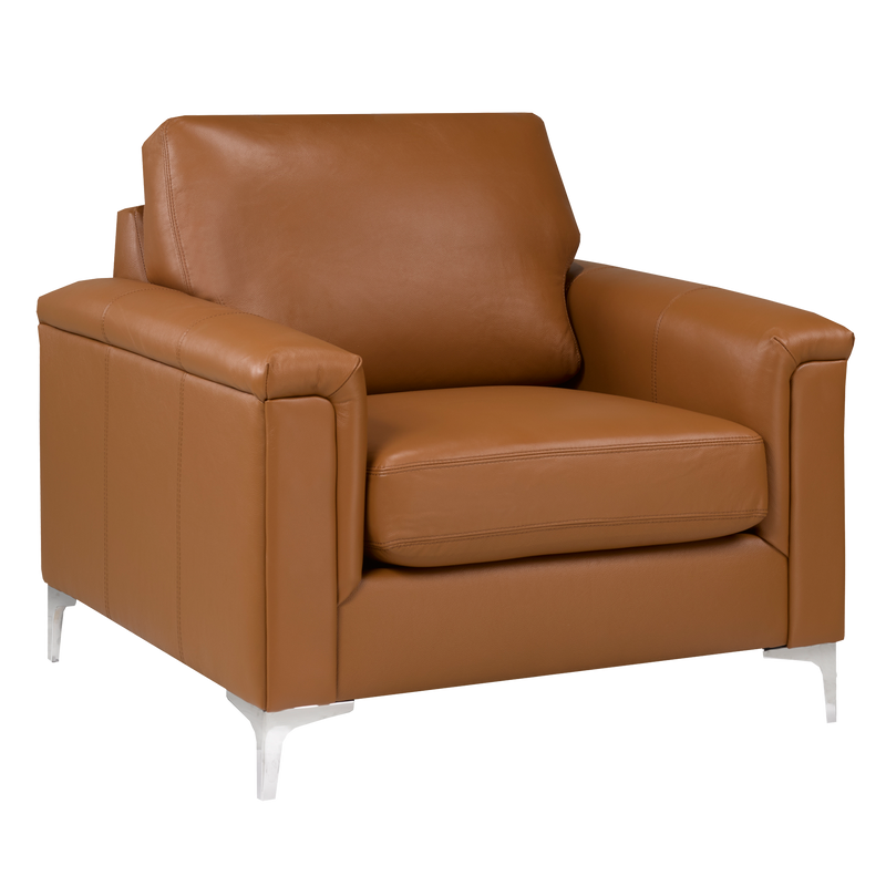 Cambil Leather Sofa, Loveseat and Chair Set