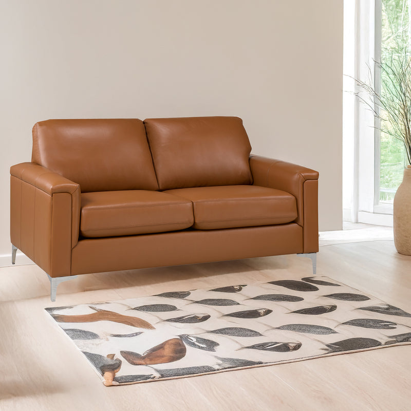 Cambil Leather Loveseat - Coja