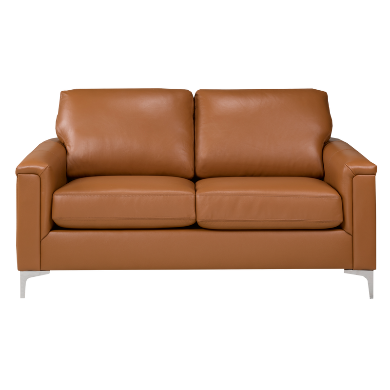 Cambil Leather Sofa and Loveset Set