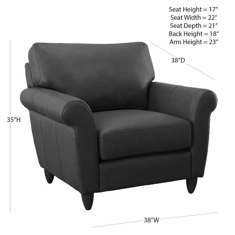 Cherish Leather Chair - Coja