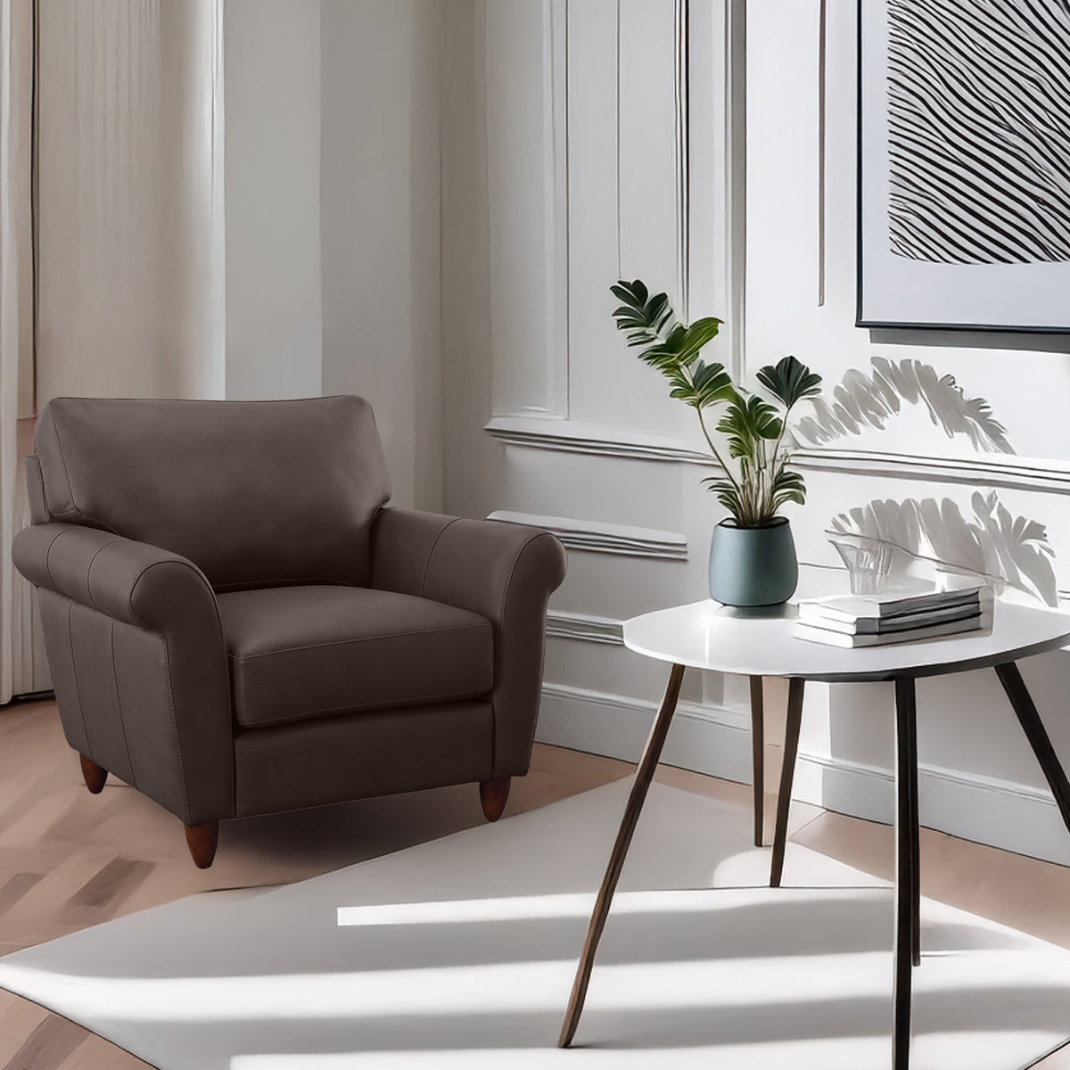 Cherish Leather Chair - Coja