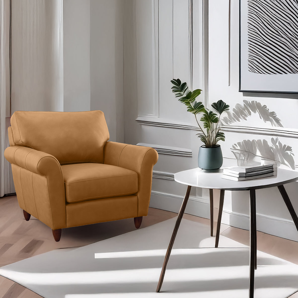 Cherish Leather Chair - Coja