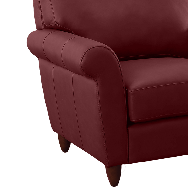 Cherish Leather Chofa Sectional Right Facing - Coja