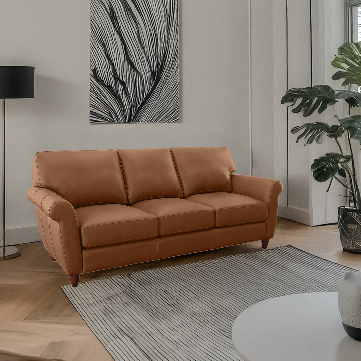 Cherish Leather Sofa - Coja