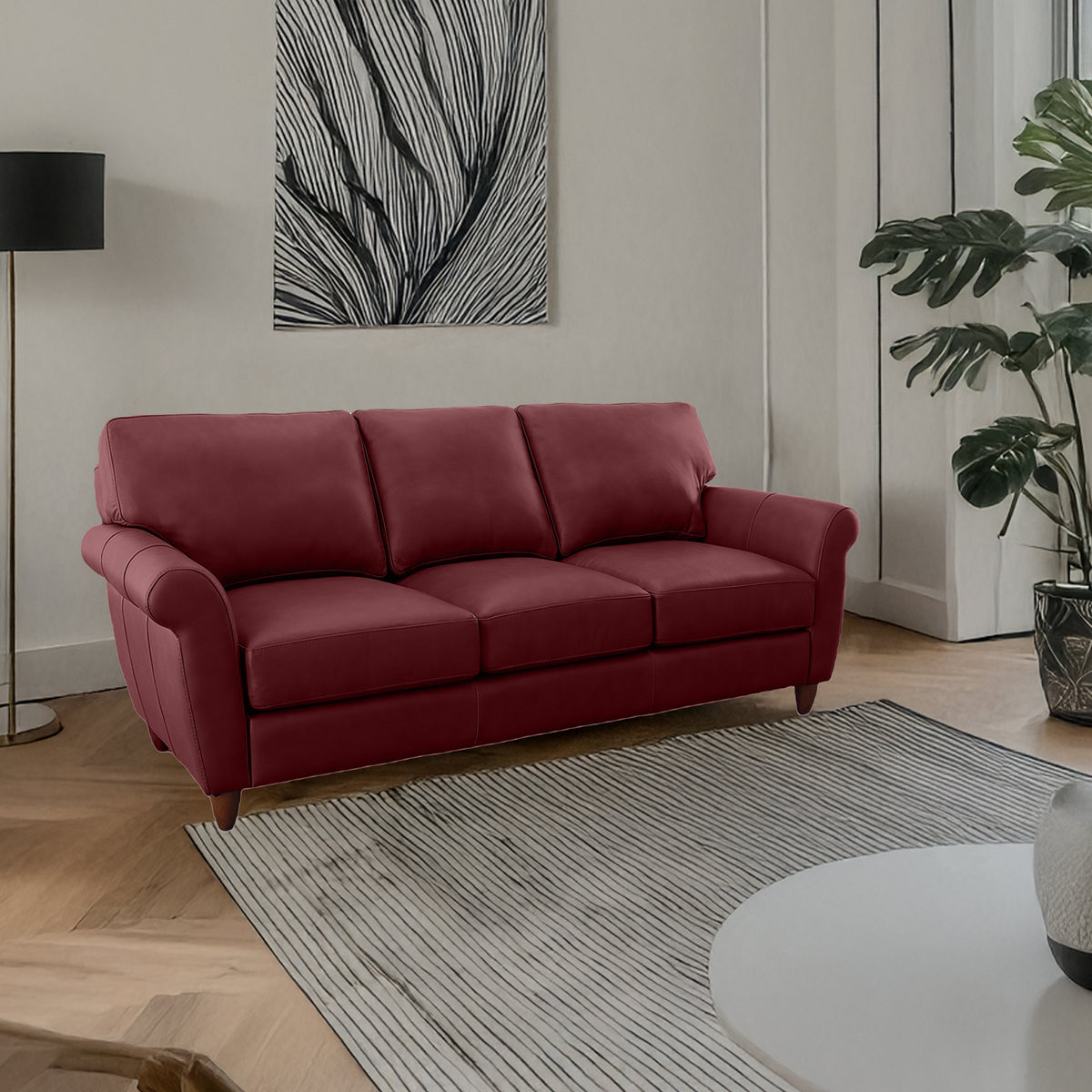 Cherish Leather Sofa - Coja