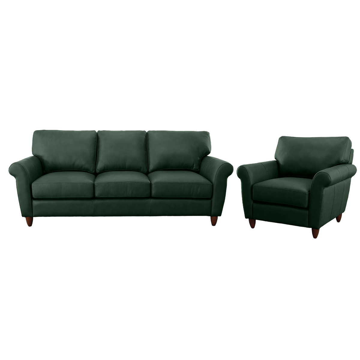 Cherish Leather Sofa & Chair Set - Coja