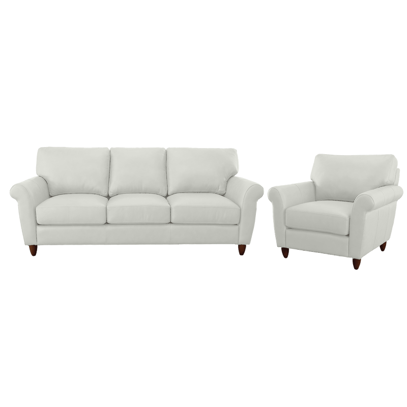 Cherish Leather Sofa & Chair Set - Coja