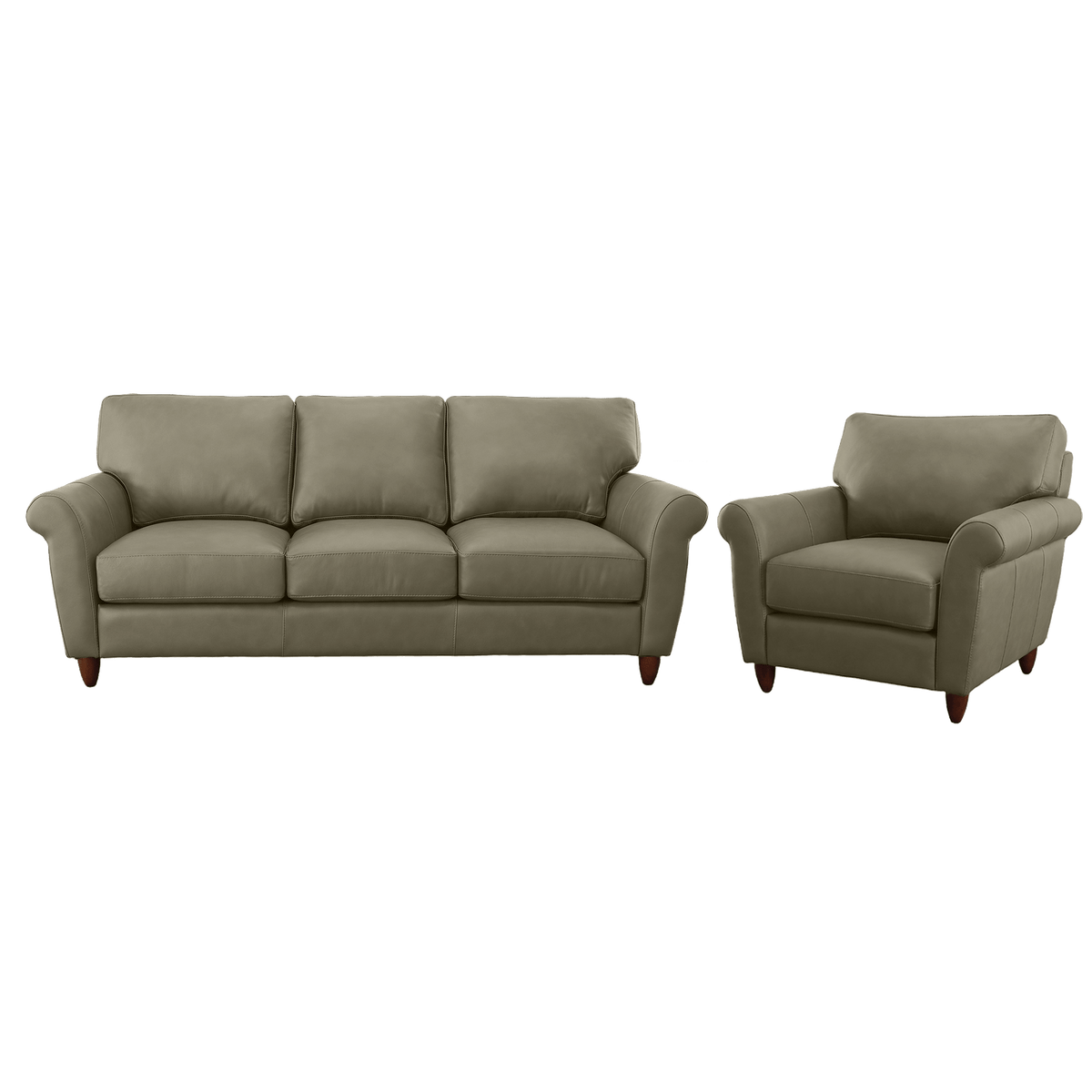 Cherish Leather Sofa & Chair Set - Coja