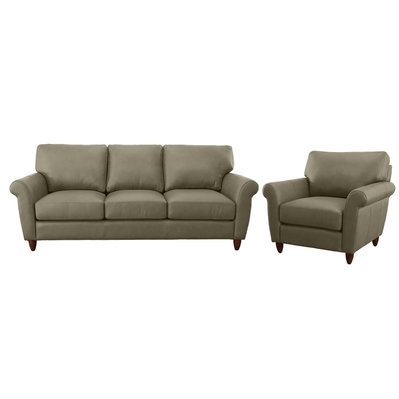 Cherish Leather Sofa & Chair Set - Coja