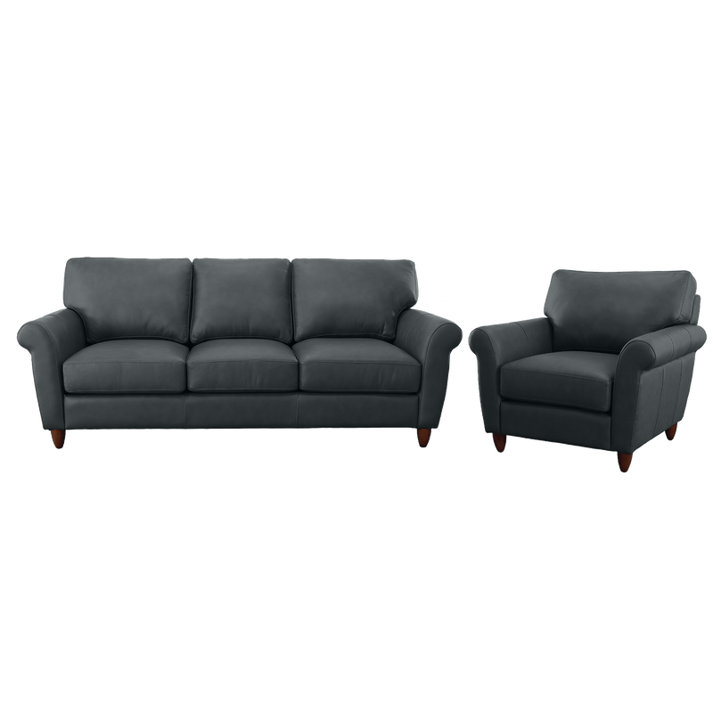 Cherish Leather Sofa & Chair Set - Coja