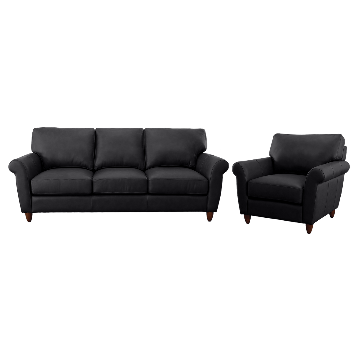 Cherish Leather Sofa & Chair Set - Coja