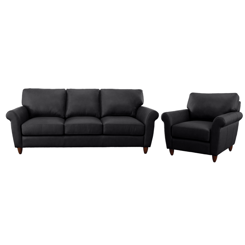 Cherish Leather Sofa & Chair Set - Coja