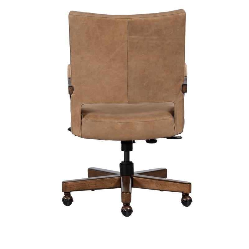 Cammryn Leather Office Chair, Brown - Coja