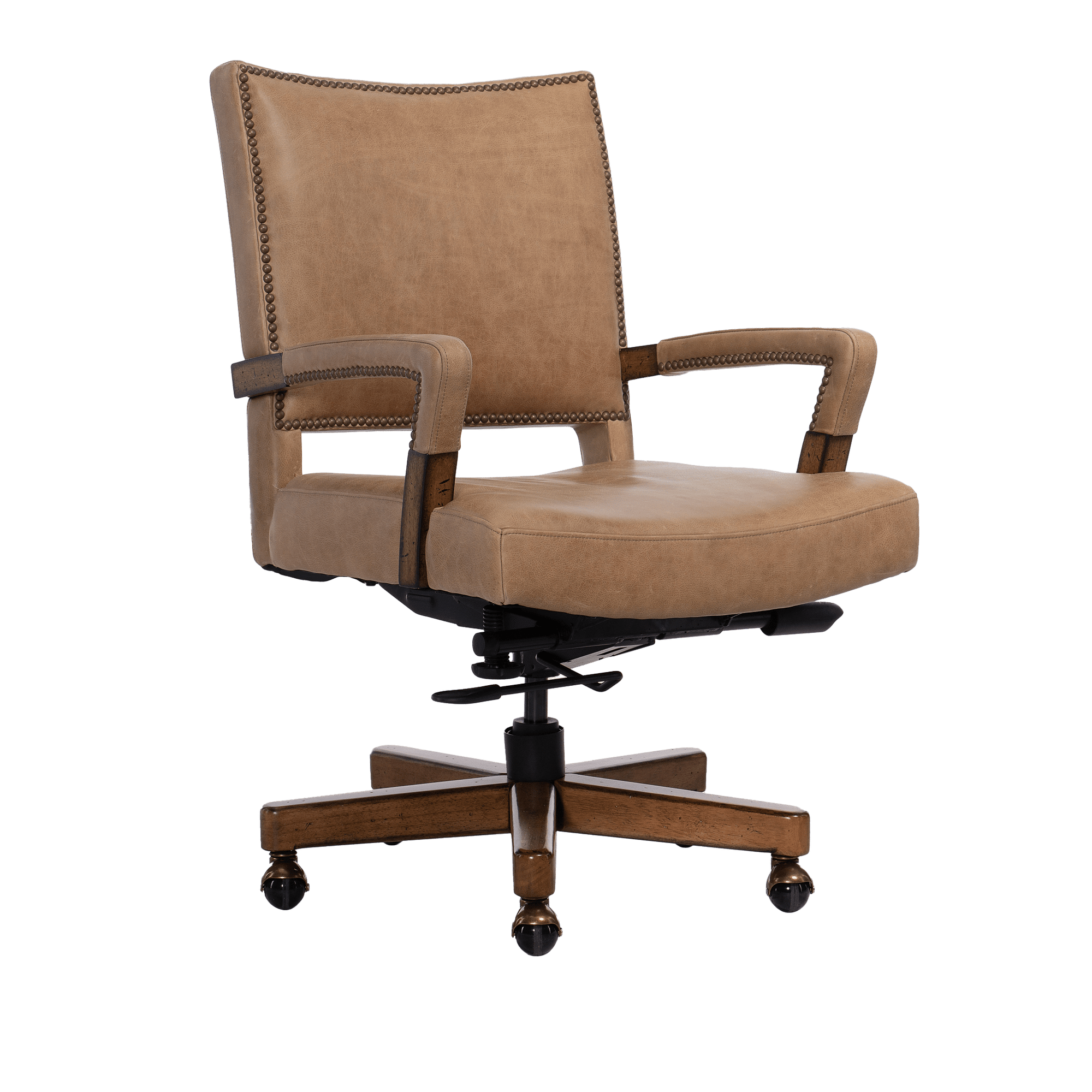 Cammryn Leather Office Chair, Brown - Coja