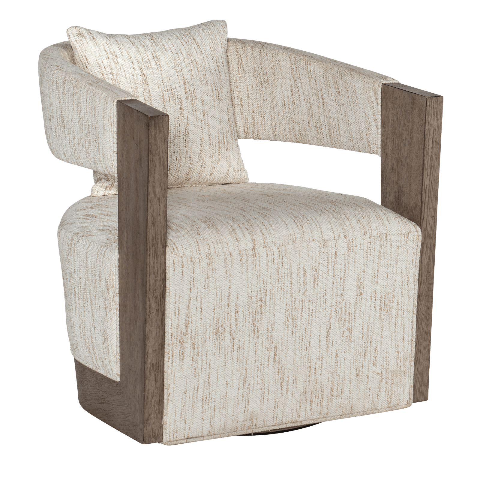 Cayden Peak 28" Wide Side Chair, Beige - Coja