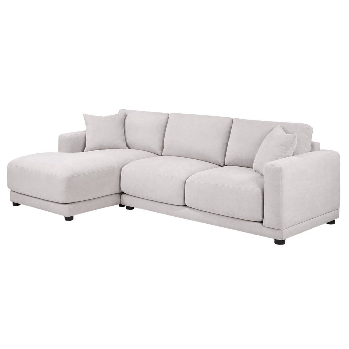 Ceylan Chaise Sectional Sofa, Beige