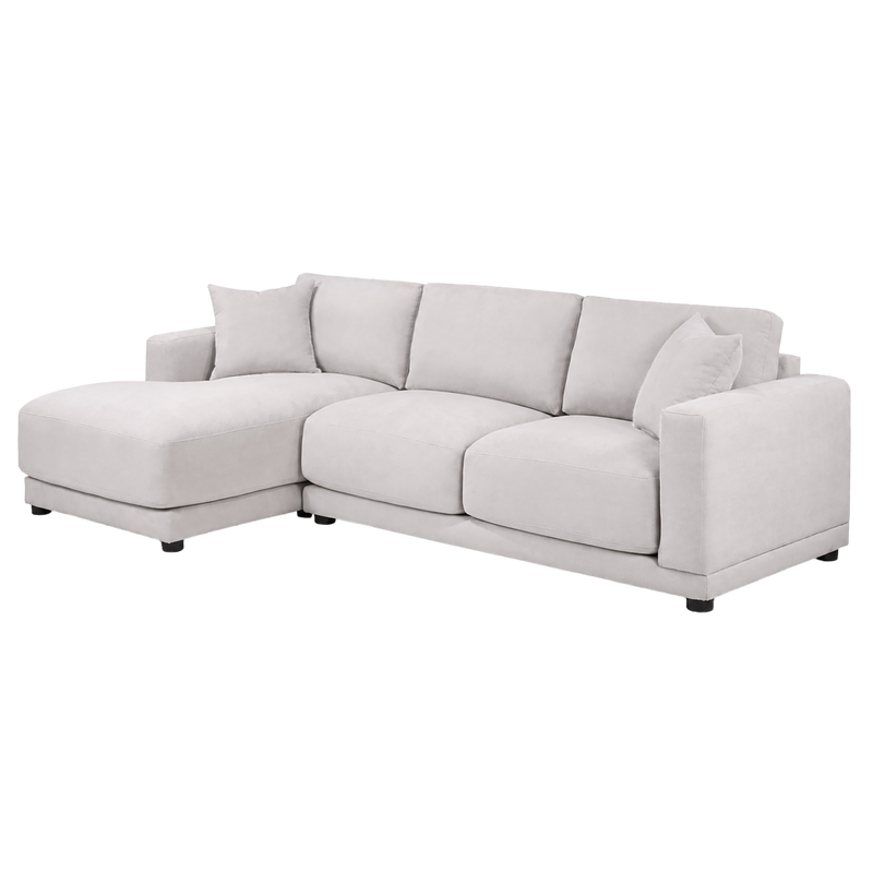 Ceylan Chaise Sectional Sofa, Beige