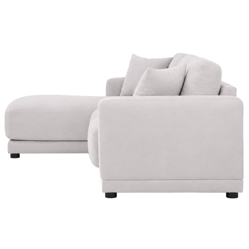 Ceylan Chaise Sectional Sofa, Beige
