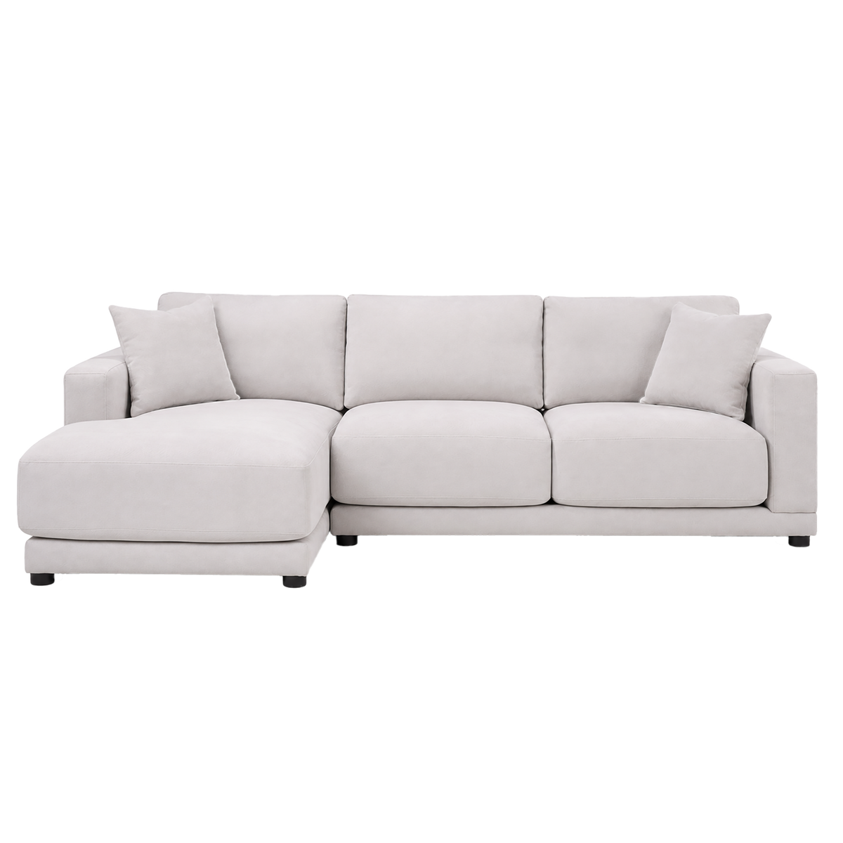 Ceylan Chaise Sectional Sofa, Beige