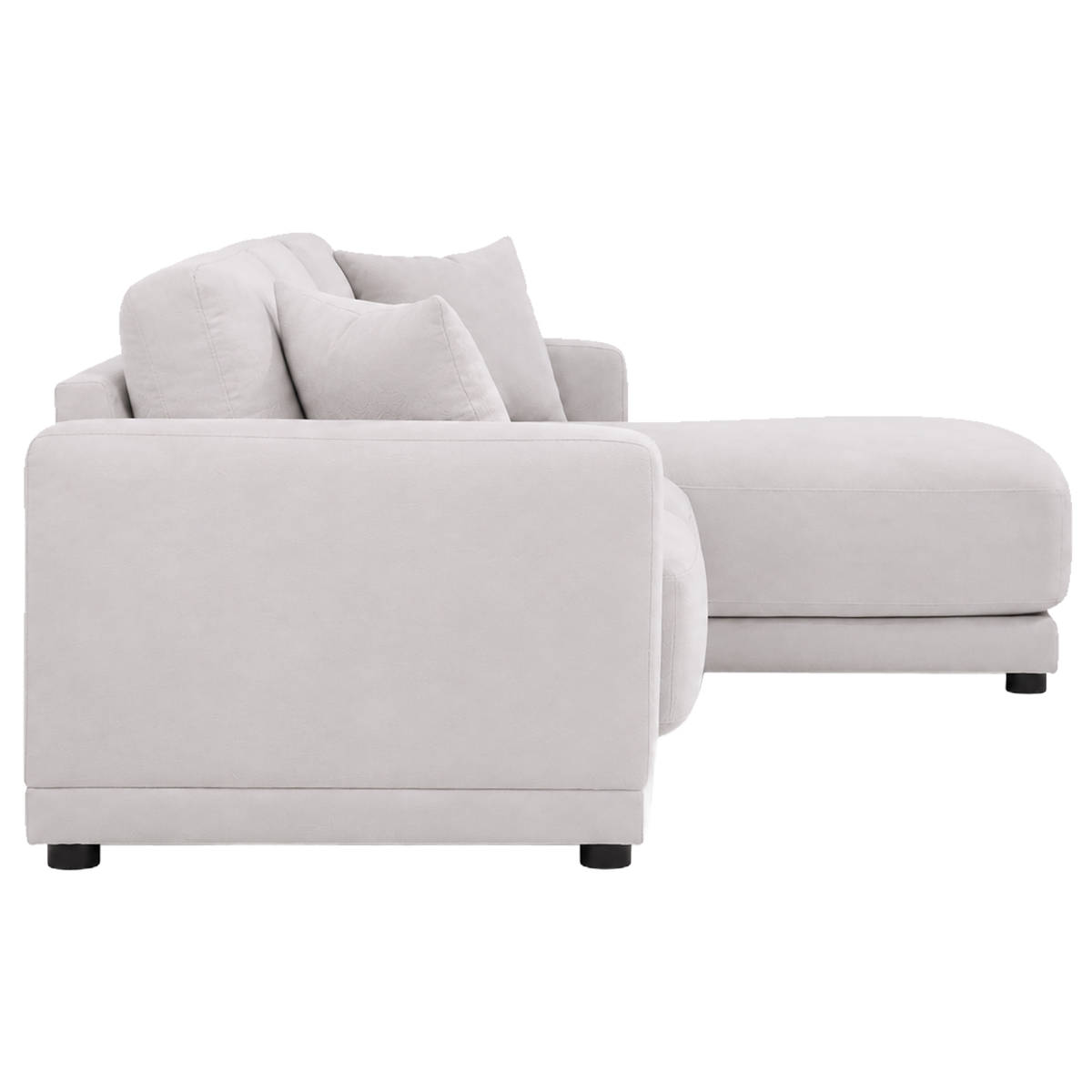 Ceylan Chaise Sectional Sofa, Beige