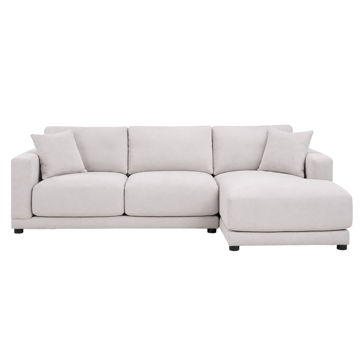 Ceylan Chaise Sectional Sofa, Beige