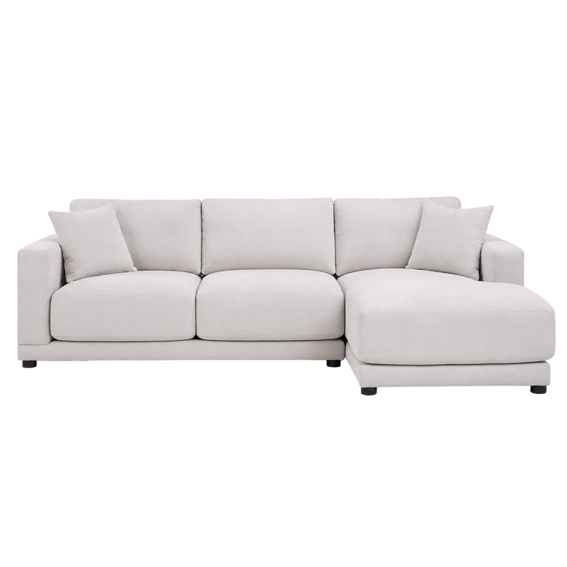Ceylan Chaise Sectional Sofa, Beige