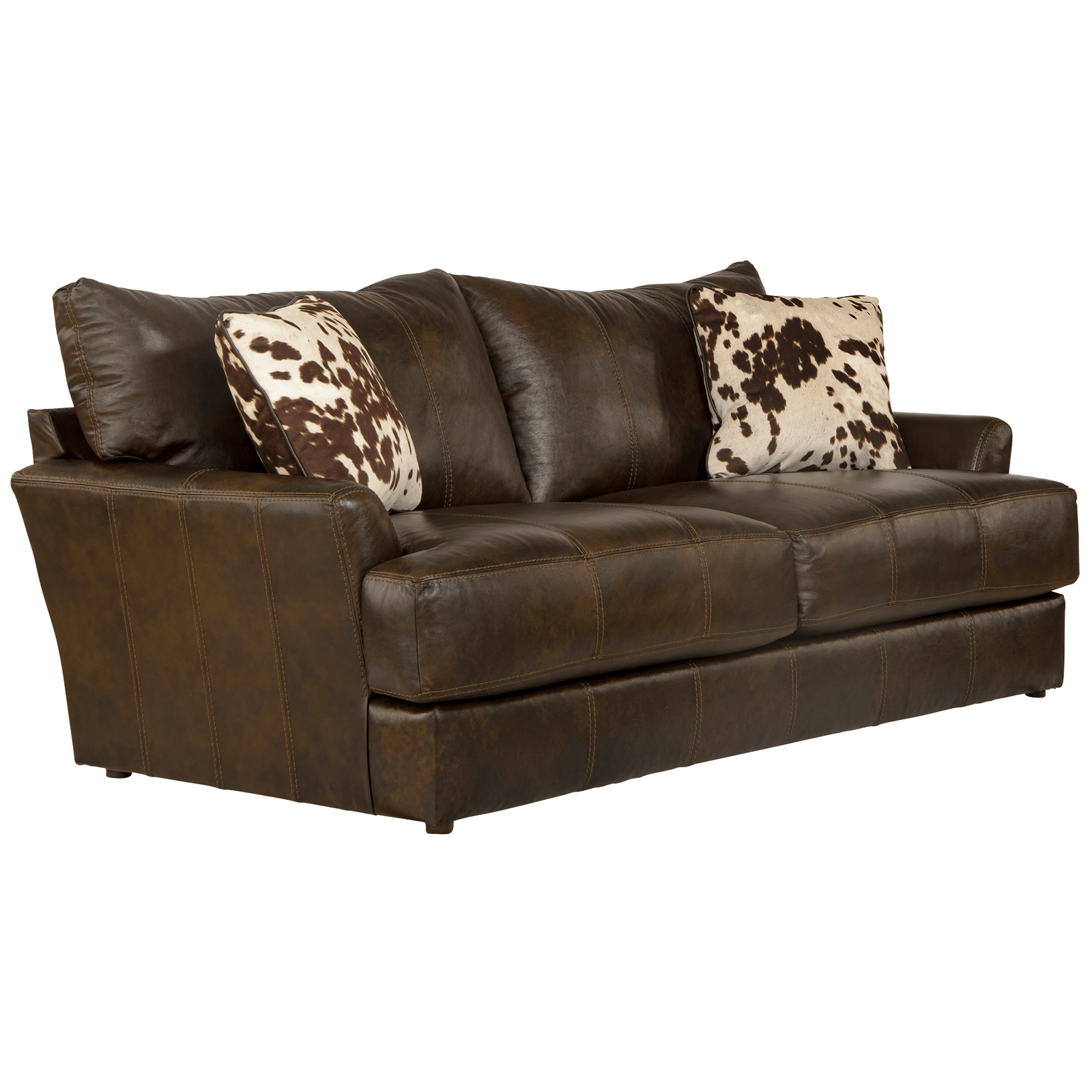 Cobbs Leather Sofa, Dark Brown
