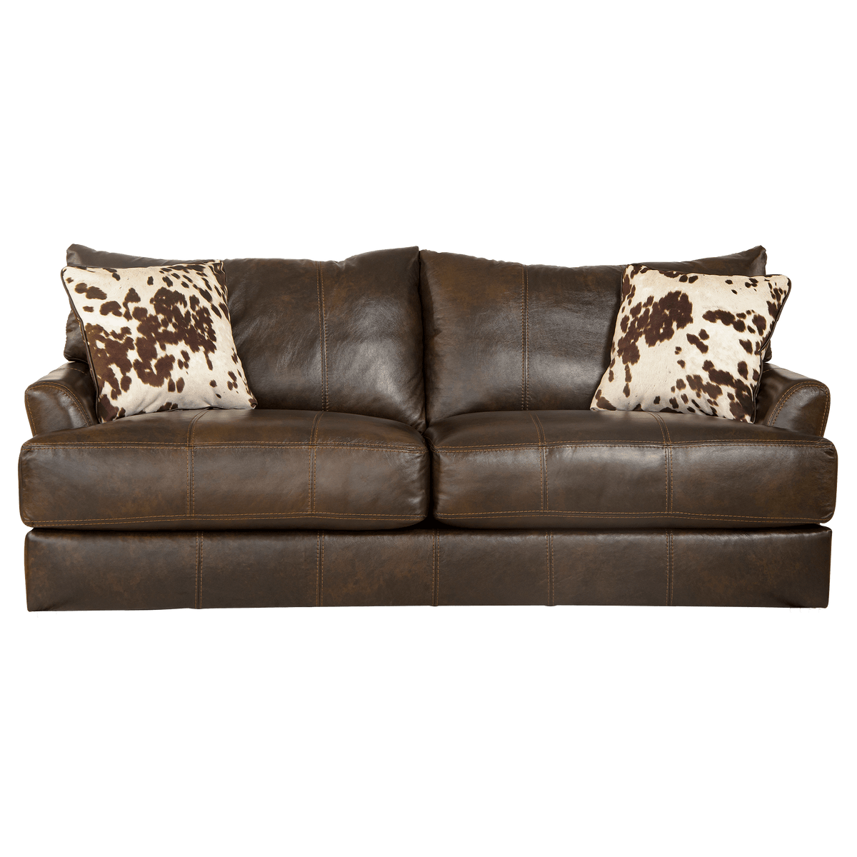 Cobbs Leather Sofa, Dark Brown - Coja