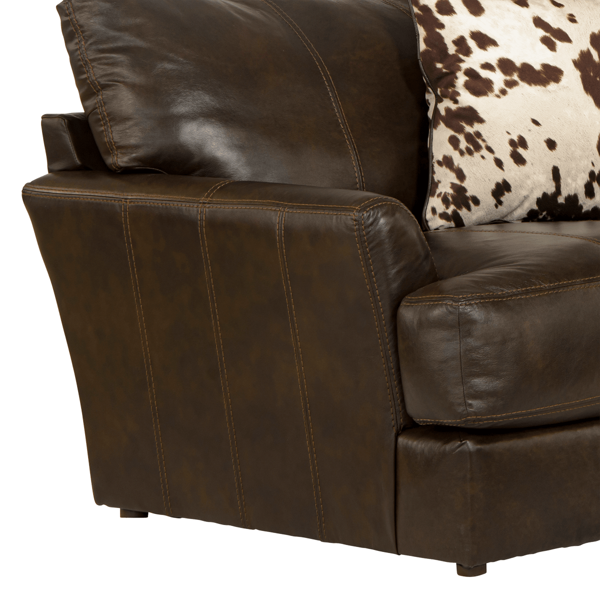 Cobbs Leather Sofa, Dark Brown - Coja
