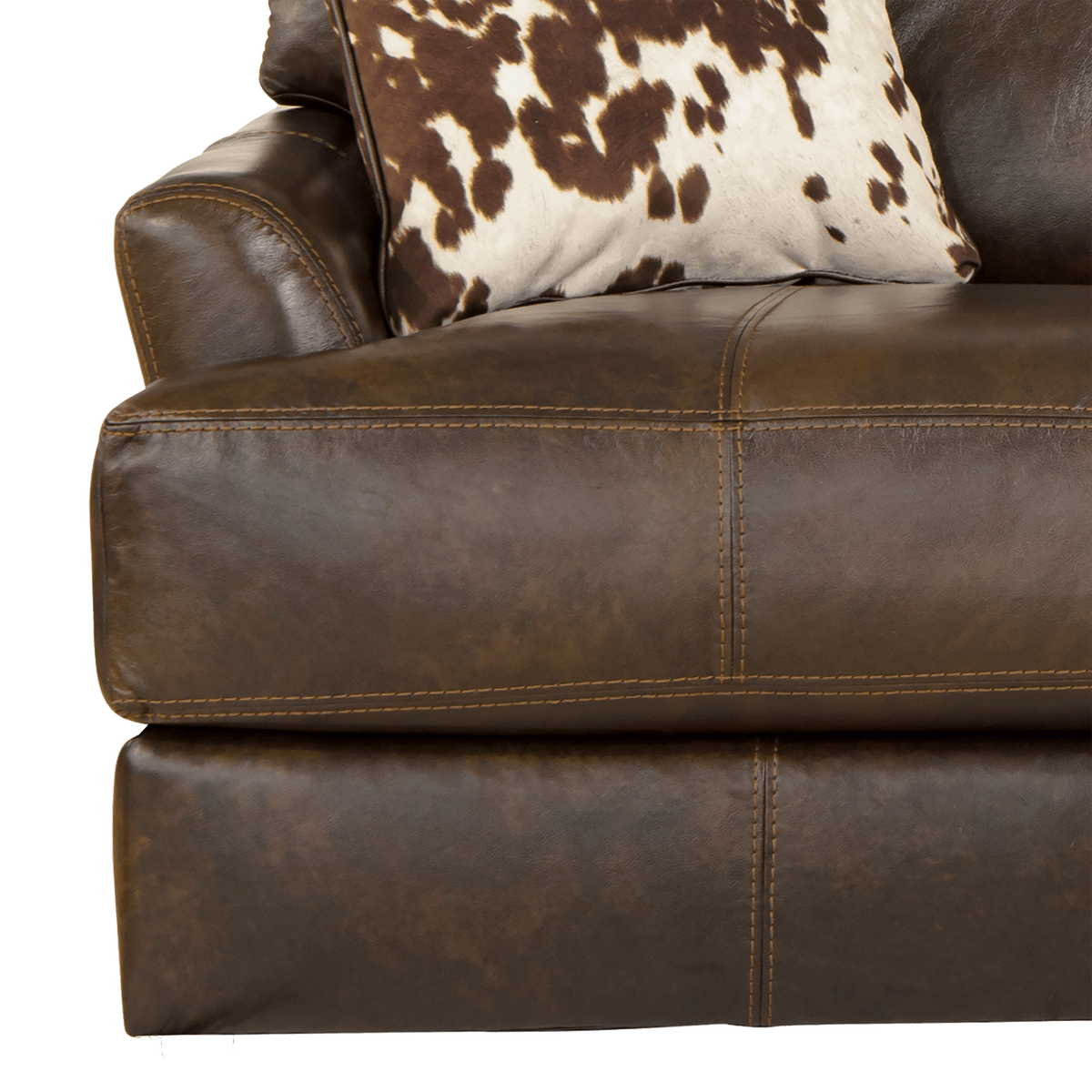Cobbs Leather Sofa, Dark Brown - Coja