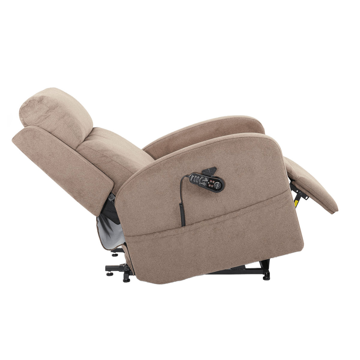 Deats Power Headrest and Lumbar Wellness Recliner, Fabric - Coja