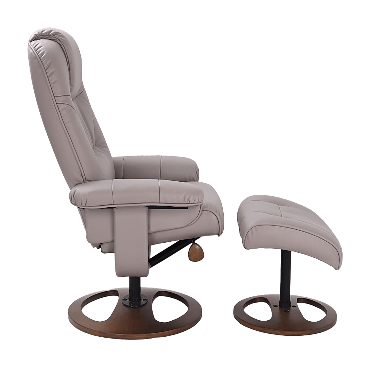 Delord Swivel Recliner with Matching Ottoman - Coja