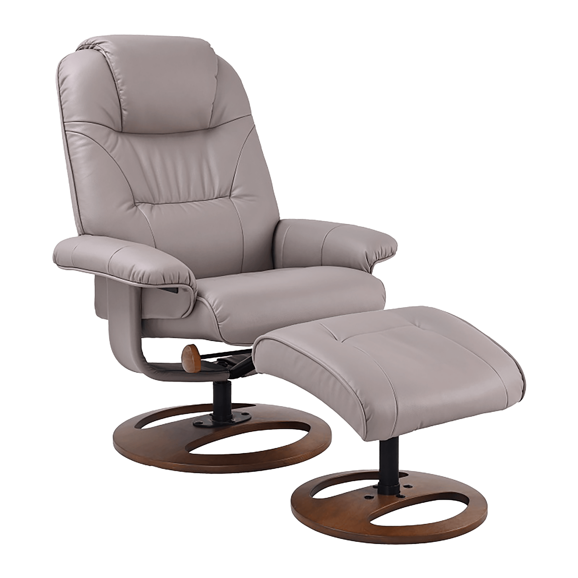 Delord Swivel Recliner with Matching Ottoman