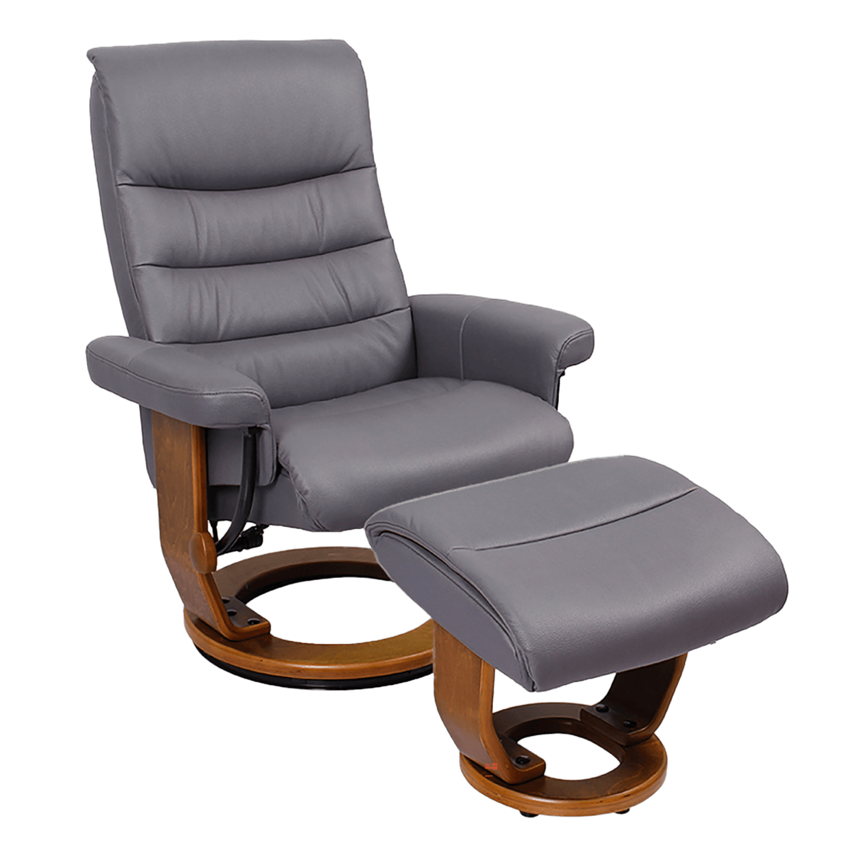 Devoe Swivel Recliner with Matching Ottoman - Coja