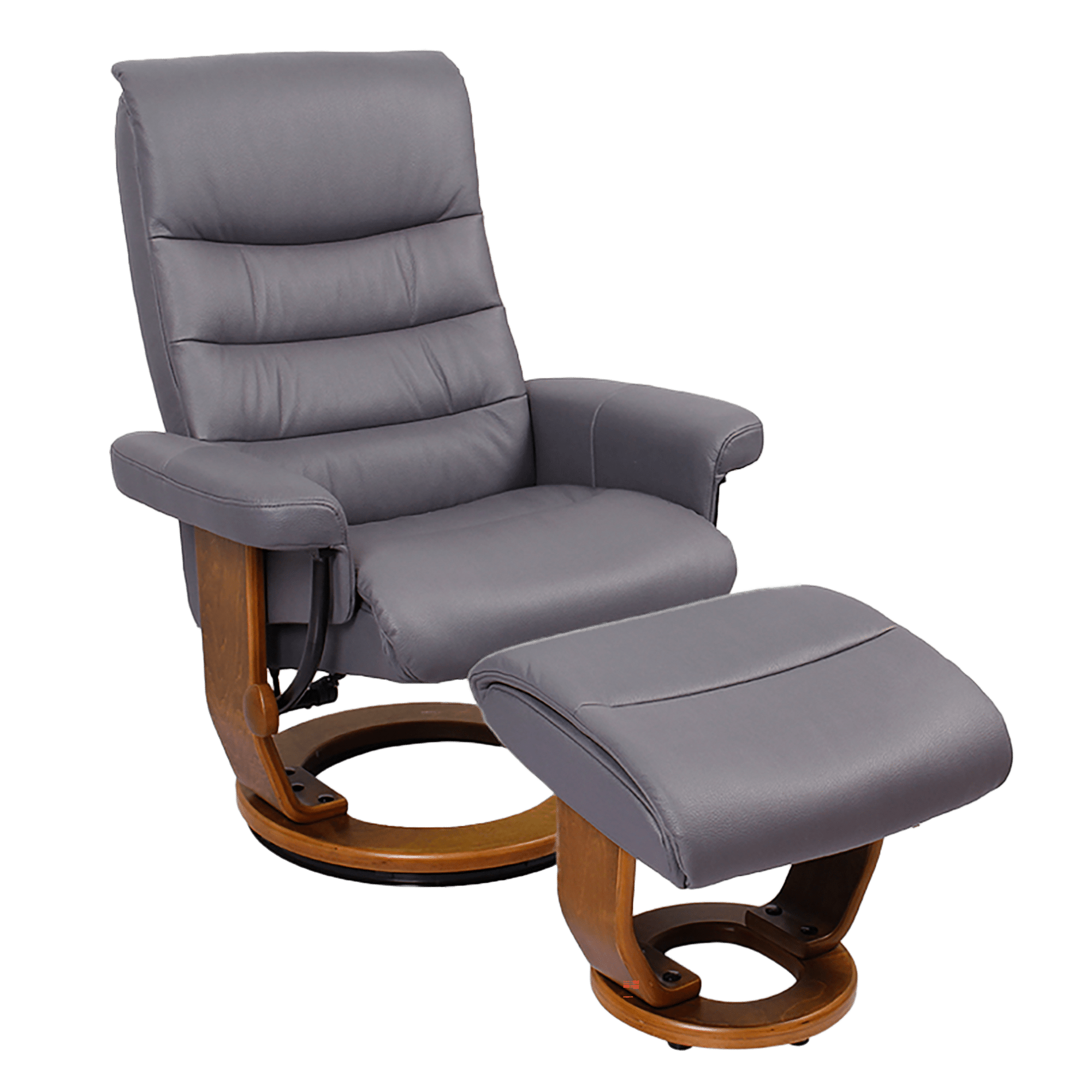 Devoe Swivel Recliner with Matching Ottoman - Coja