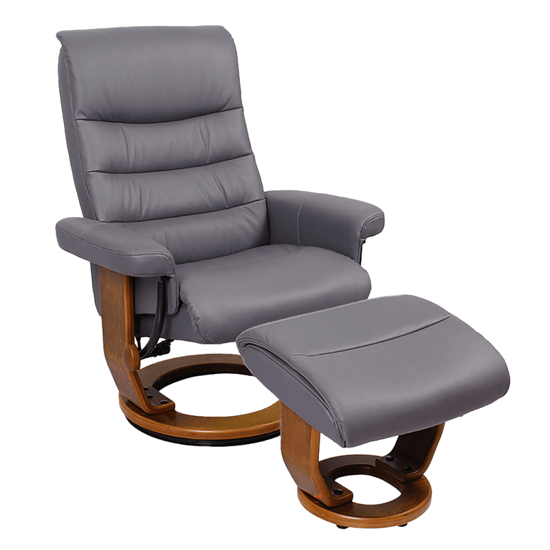 Devoe Swivel Recliner with Matching Ottoman - Coja