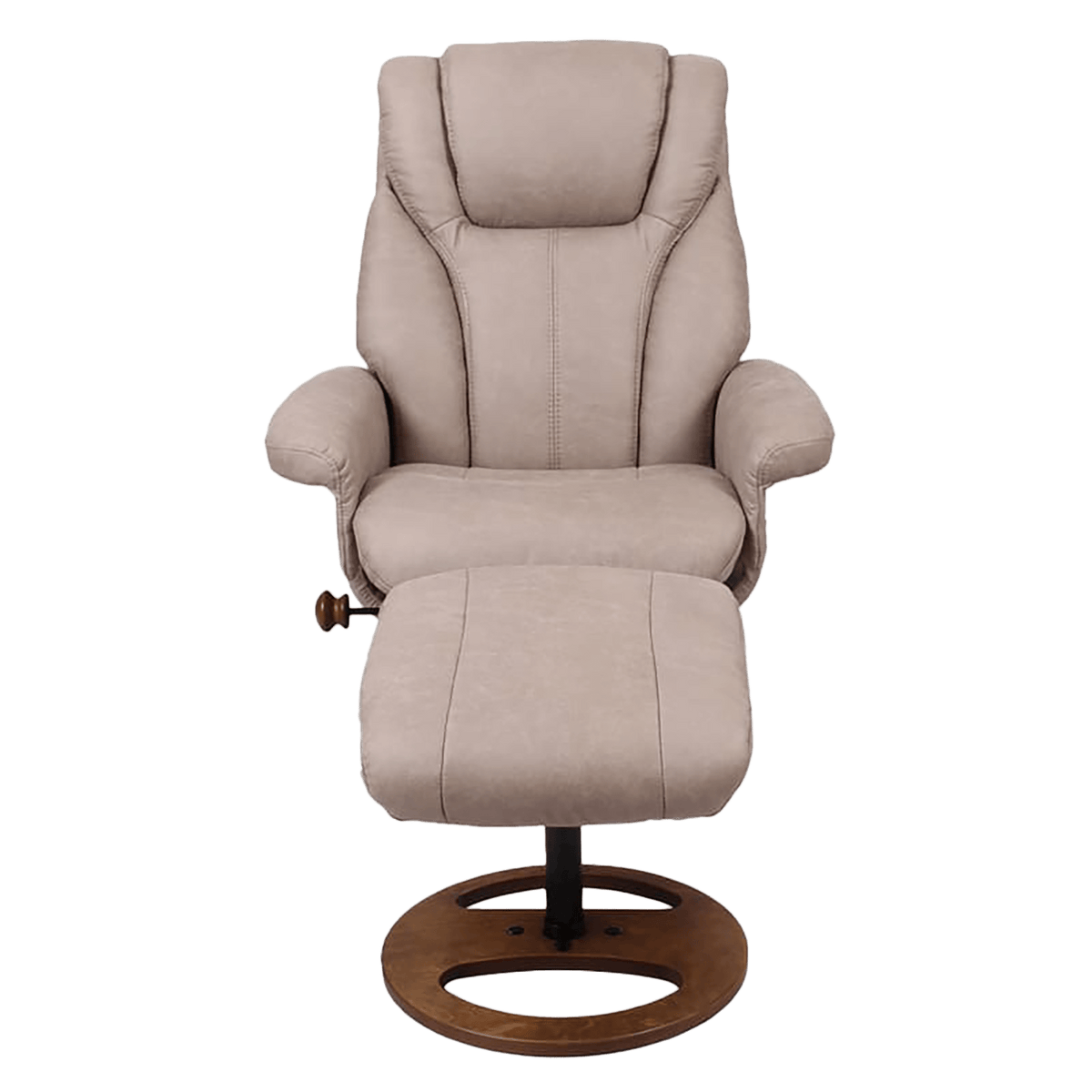 Douglas Ergonomic Swivel Recliner with Matching Ottoman - Coja