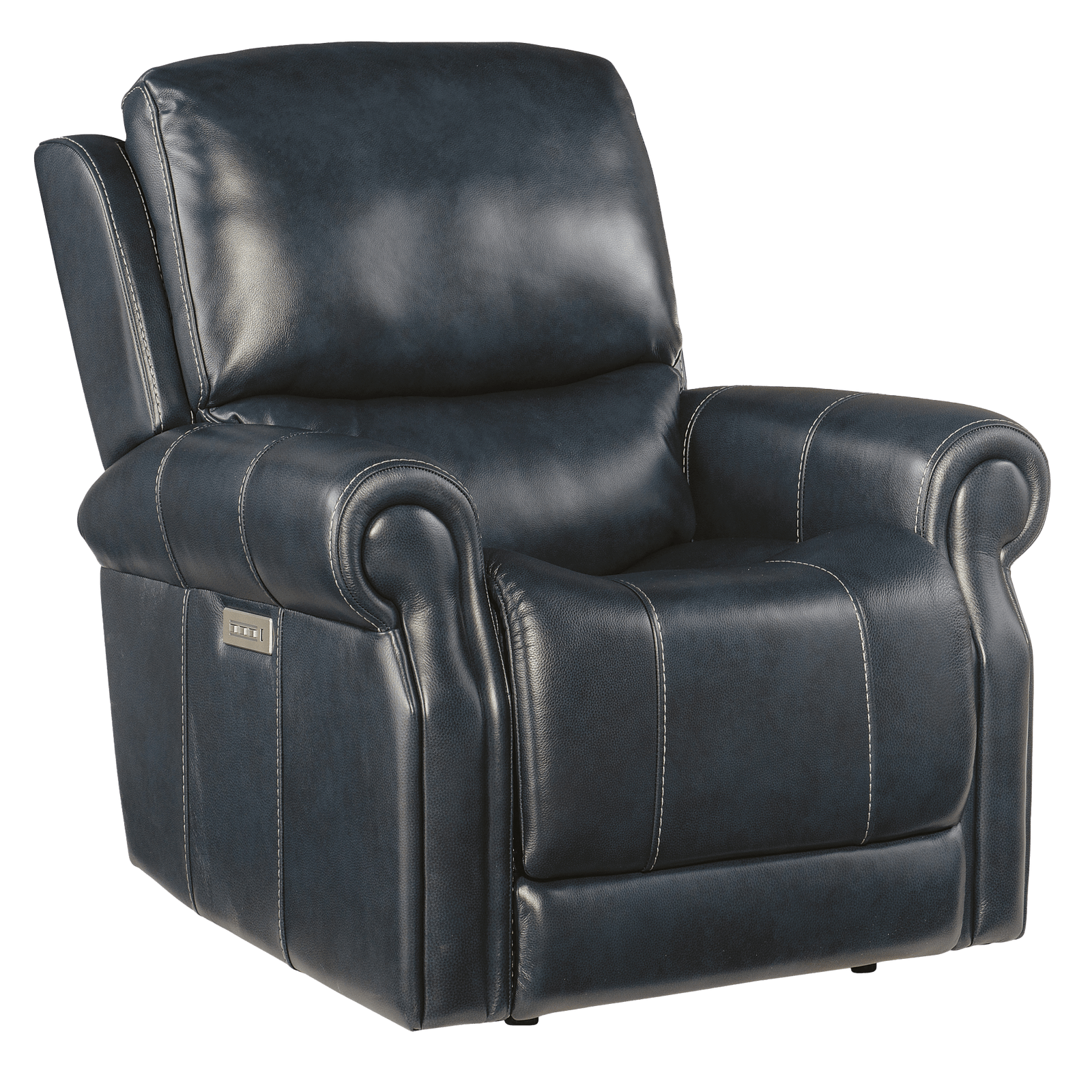 Eanna Power Recliner with Articulating Headrest and Lumbar Support, Leather - Coja